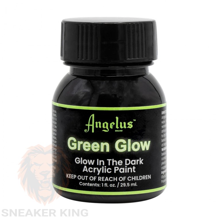Фарба акрилова люмінесцентна Angelus Green Glow made in USA світиться в темряві Glow In The Dark Acrylic